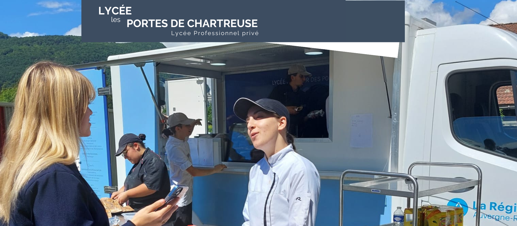 Food truck pédagogique au Lycée des Portes de Chartreuse : une innovation en hôtellerie-restauration.